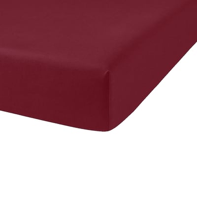 Drap housse en coton bonnet 35 cm uni, OLI C DESIGN HOME TEXTILE