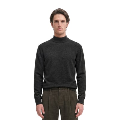 Pull coupe classique en mélange de coton bio et de laine vierge MARC O'POLO
