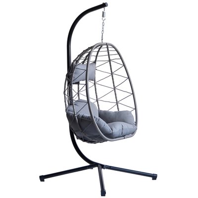 Fauteuil suspendu, rotin et métal, VENICE NORDLYS