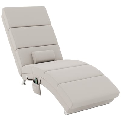 Fauteuil de massage inclinable Tissu effet HOMCOM