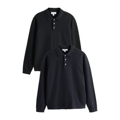 Polo en maille essential, lot de 2 NEXT