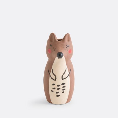 Bibelot renard en faïence H16 cm, Bobino LA REDOUTE INTERIEURS