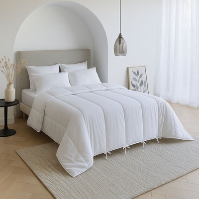 Pack couette 4 saisons et oreiller anti-acariens SOMEO