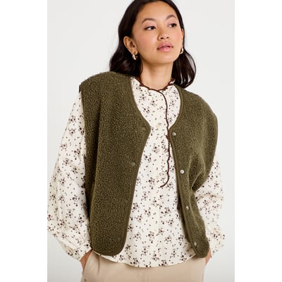 Gilet  sans manches effet polaire CACHE CACHE