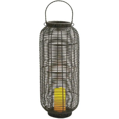 Lanterne avec bougie led Candle 25 x 60 cm (DxH) JARDINDECO