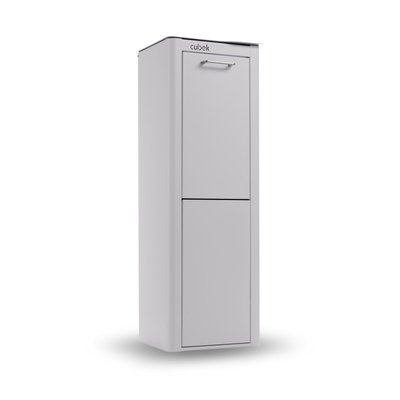 Poubelle cuisine de tri sélectif CUBEK, 2 compartiments de 20 litres. DON HIERRO