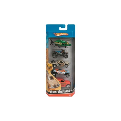 Coffret à thème de 5 petites voitures à choisir ou à collectionner. MATTEL