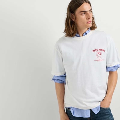 T-Shirt À Imprimé Graphique Coupe Casual PEPE JEANS