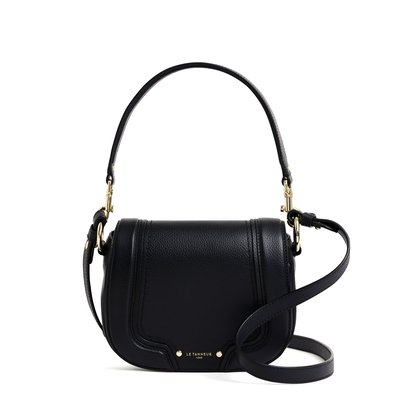 Sac bandoulière petit en cuir grainé ELLA LE TANNEUR