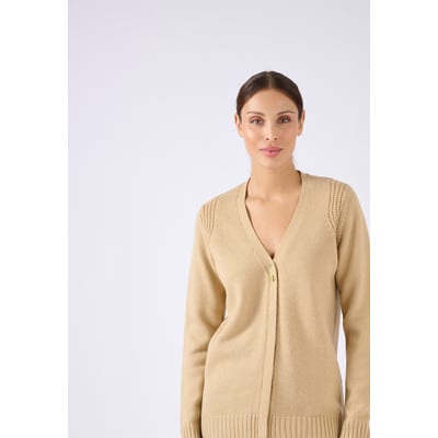 Gilet uni boutonné DAMART