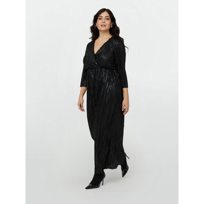 Robe longue en jersey lamé avec petits points de lumière FIORELLA RUBINO
