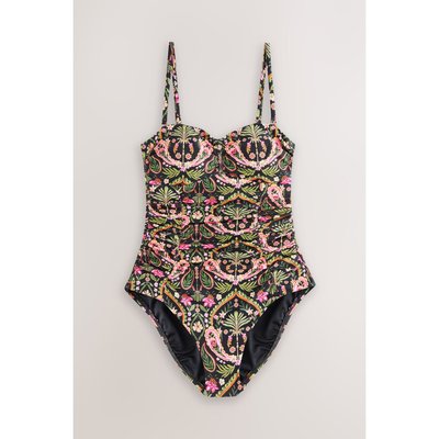 Maillot de bain bandeau effet ventre plat NEXT