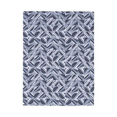 Drap plat imprimé en percale de coton, REFLETS ESSIX