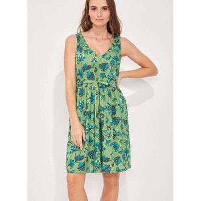 Robe courte doublée imprimée YASA LA FIANCÉE