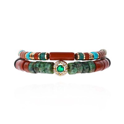 Bracelet ajustable avec perles TWEEKS HIPANEMA