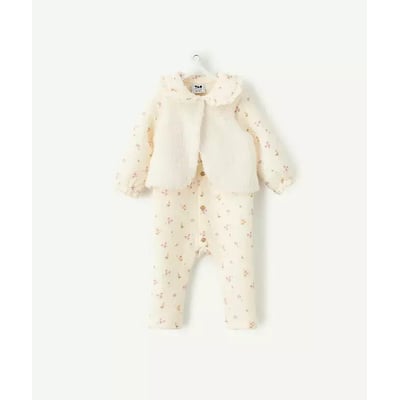 Set da 2 pezzi, tutina e gilet senza maniche TAPE A L'OEIL
