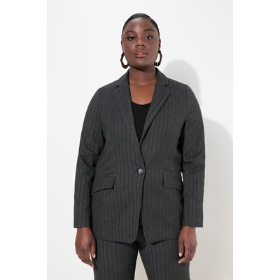 Blazer, motif à chevrons, col à revers ULLA POPKEN