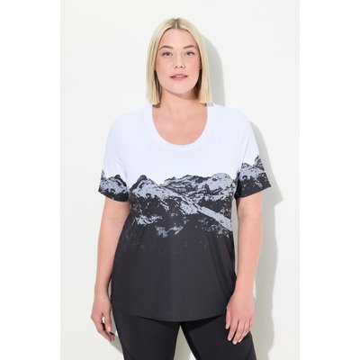 T-shirt technique à col rond et ULLA POPKEN