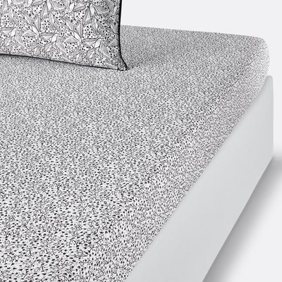 Drap-housse coton lavé, Leafbird LA REDOUTE INTERIEURS