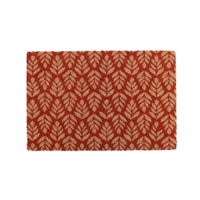 Paillasson coco imprimé zig zags 40x60cm ORNAMI