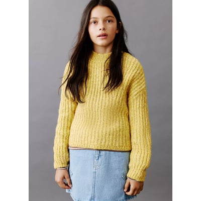 Pull côtelé jaspé MANGO KIDS