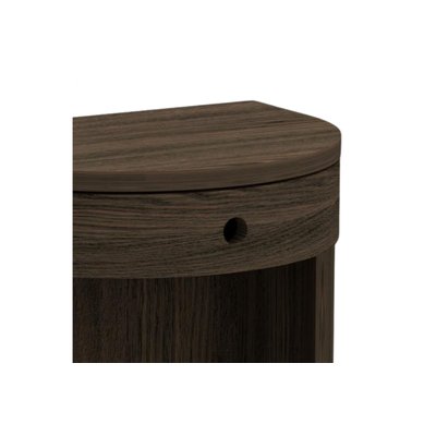 Table de chevet demi-cercle 1 tiroir 1 niche - MACON HELLIN, DEPUIS 1862