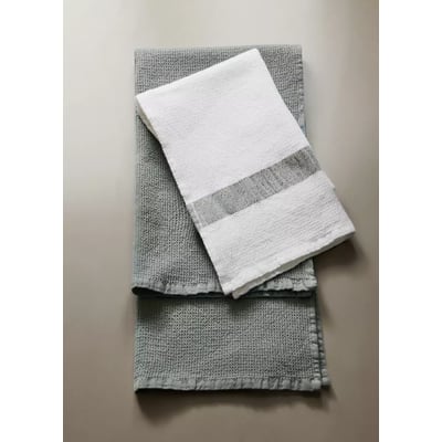 Serviettes assorties en coton éponge gaufré 100 % MANGO HOME