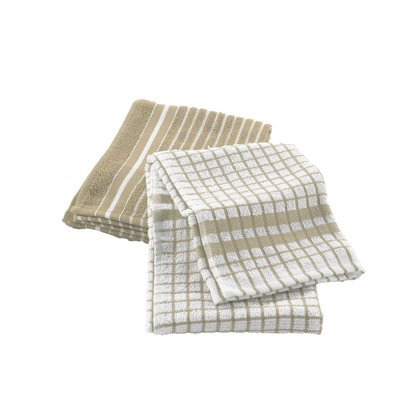 Lot de 2 torchons eponge Classico DOUCEUR D'INTÉRIEUR