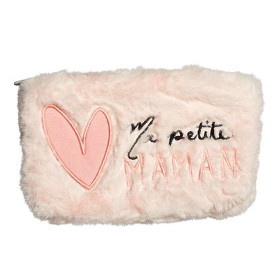 Pochette peluche imitation fourrure MAMAN DRAEGER PARIS