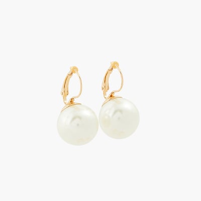 Boucles d'oreilles dormeuses perles de verre 18mm BALABOOSTE