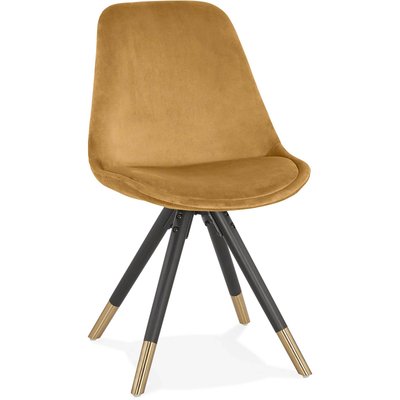 Chaise en tissu et bois, Mikado KOKOON DESIGN
