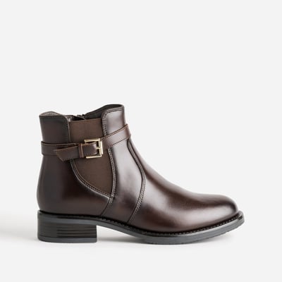 Boots en cuir LISE ERAM