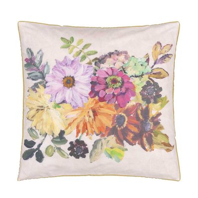 Taie d'oreiller imprimée en percale de coton, GLYNDE CORAL DESIGNERS GUILD