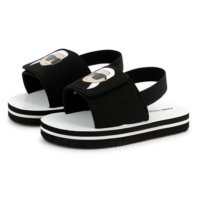 Sandales légères à fermeture par bandes auto aggri KARL LAGERFELD KIDS