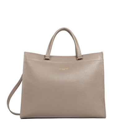 Grand sac cabas main, Made in France FOULONNÉ DOUBLE DAILY LANCASTER
