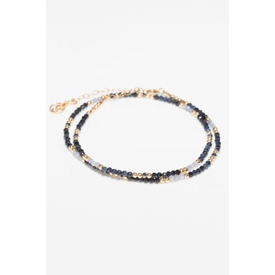 Collier-Bracelet double Queen - Azur YAY PARIS