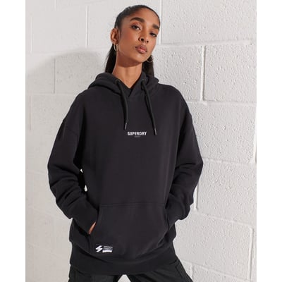 Sweat à capuche oversize à micro logo SUPERDRY