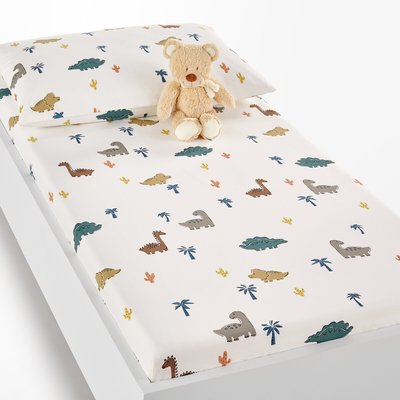 Drap-housse coton bonnet 17 cm, Dino Pop LA REDOUTE INTERIEURS