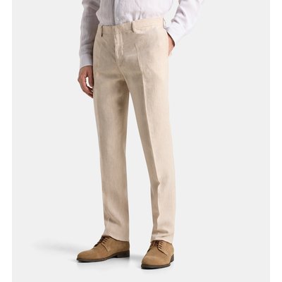 Pantalon De Costume Ajusté Tilin Fil À Fil Lin COMPTOIR GL