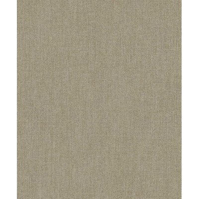 Papier peint uni effet toile jute kaki bronze HEXOA