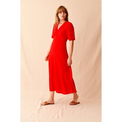 Robe rouge noeud La Redoute