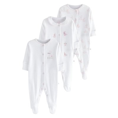 Dors-Bien à détails brodés bébé, lot de 3 NEXT