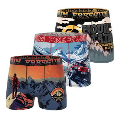 Lot De 3 Boxers Microfibre FREEGUN