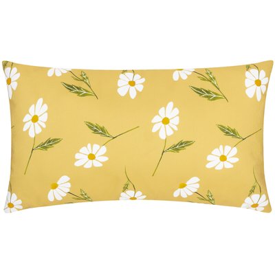 Daisies Floral Reversible Large Outdoor Filled Cushion WYLDER