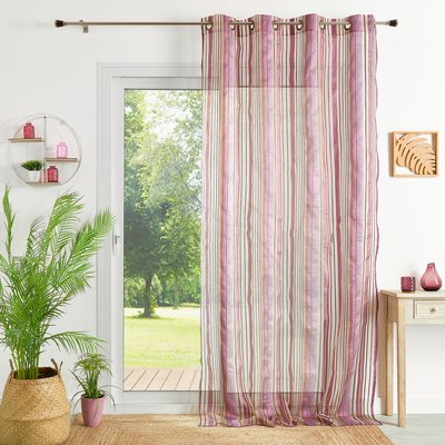 Voilage en organza à rayures HOME MAISON