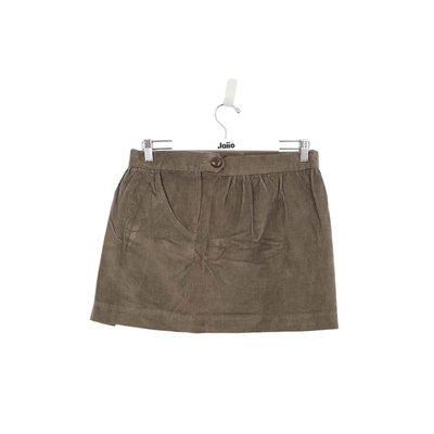 Jupe velours kaki top