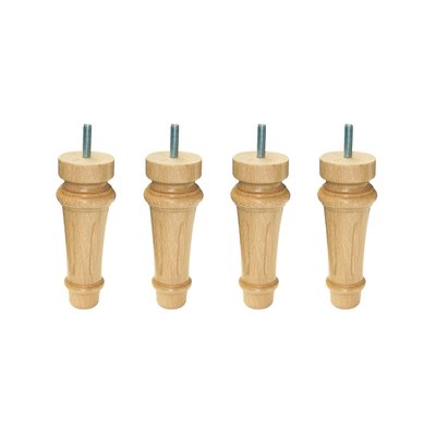 Pied Louis XVI bois (lot de 4) SOMEO