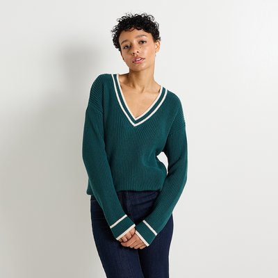 Pull col V GRAIN DE MALICE