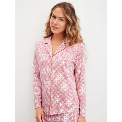 Chemise à manches longues avec boutons manches longues Coton FAVOURITES LOVE CALIDA