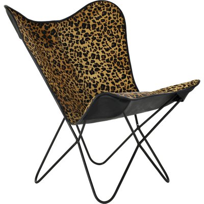 Chaise papillon en cuir, Colonial RECOLLECTION